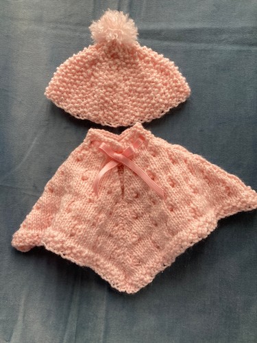 Set poncho berretto per - e,