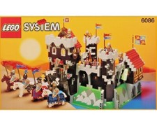 LEGO SET 6086 - Black Knight's Castle ♞ - Vintage 1992?Instructions [NO BOX]