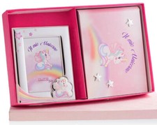 Set Regalo Unicorno Rosa Album