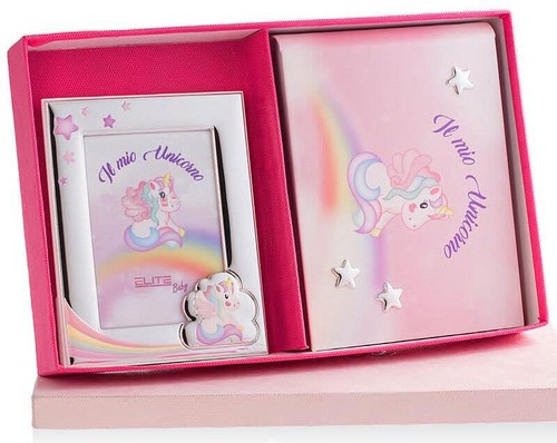 Set regalo unicorno - regalo, rosa