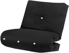 Materasso Futon Singolo Nero