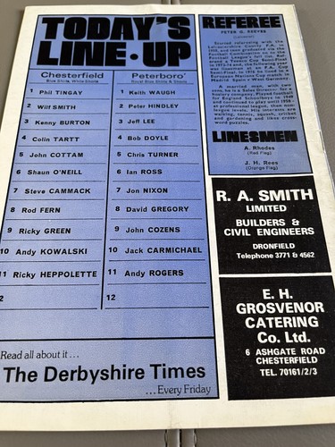 Chesterfield peterborough - fc, v