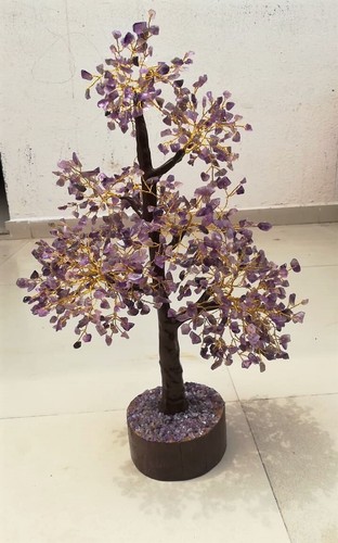 Grande albero cristallo di - in,
