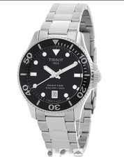 Orologio Tissot Seastar 1000 T120.210.11.051.00 Nero 36mm Quarzo Unisex Nuovo