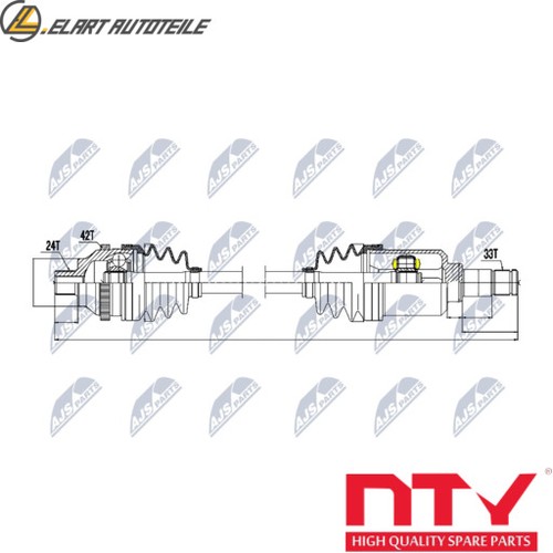 Albero motore npw 031 per - albero, npw-me-031