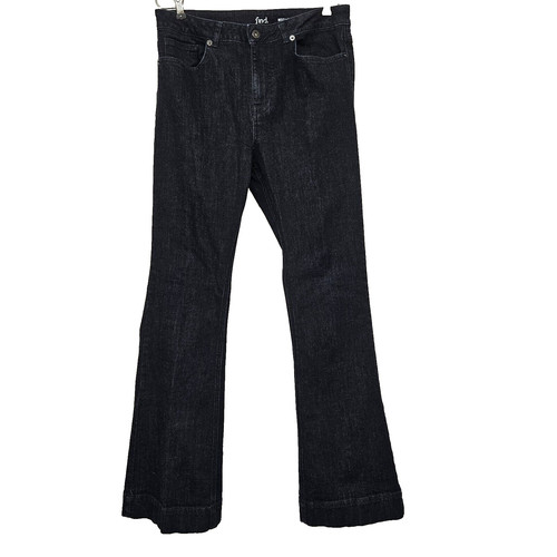 Jeans denim scuro svasato - , find