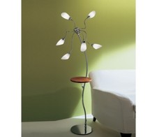 Lampada da Terra POLIPO' R1 DE MAJO, in METALLO e VETRO SOFFIATO 6xE14 40W