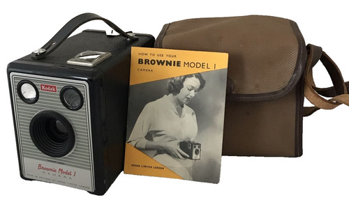 Fotocamera brownie kodak flash - fotocamera,
