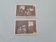 HOTEL EUROPA RISTORANTE PEPPINO ALESSANDRIA  due foto d'epoca 1952