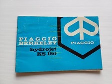 Piaggio motore Hydrojet KS 150 1974 manuale uso manutenzione + ricambi originale