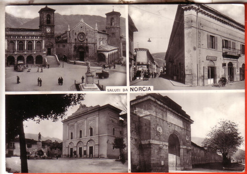 Cartolina norcia n - cartolina,