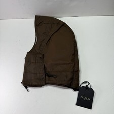FILSON Copri Cappuccio in Tessuto Terra Scura 100% Cotone Conchiglia