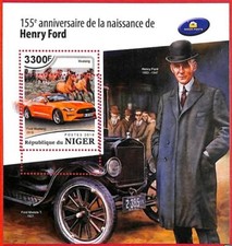 A4362 - NIGER - ERRORE ERRATO, souvenir s: 2018 auto, H. Ford, Mustang, cavalli