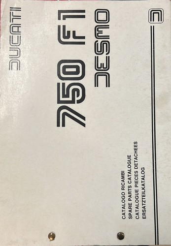 Ducati 750 desmo - desmo, catalogo
