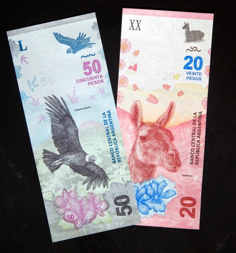 Argentine série billets 20 - série,