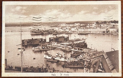 Cartolina epoca pola il - d', "il