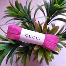 GUCCI Lacci -stringhe scarpe Gucci Colore rosa fucsia .Nuovi mai usati.
