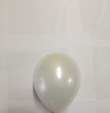 20 PALLONCINI 5 POLLICI BIANCO