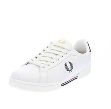 Fred Perry Sneakers Basse In Pelle Bianco - Taglia 43 [9 US 28cm] Scarpe Uomo