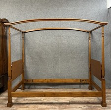 Smith & Watson Mint New York: Letto Baldacchino IN Legno Massiccio Verso 1950