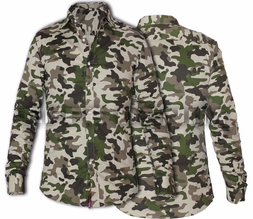 Camicia mimetica uomo militare - mimetica,