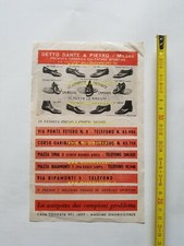  Detto Sante e Pietro produzione calzature ciclismo e sport depliant  originale 