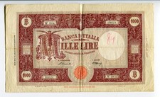 Banconota 1000 Barbetti Lire