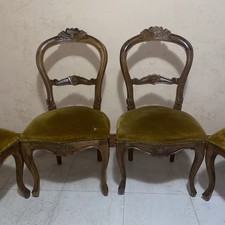 4 sedie sala da pranzo vintage