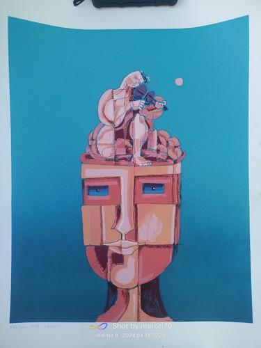 Mike ciafaloni litografia - mike,