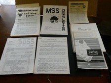 Bundle of 1960s Australian caving club newsletters.