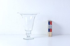 Vaso in vetro design classico produzione anni 60 manifattura italiana 