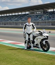 Tuta in pelle da moto - pelle