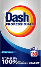Dash Professional Detergente per bucato in polvere Classico, lavaggi, 8kg, Effic