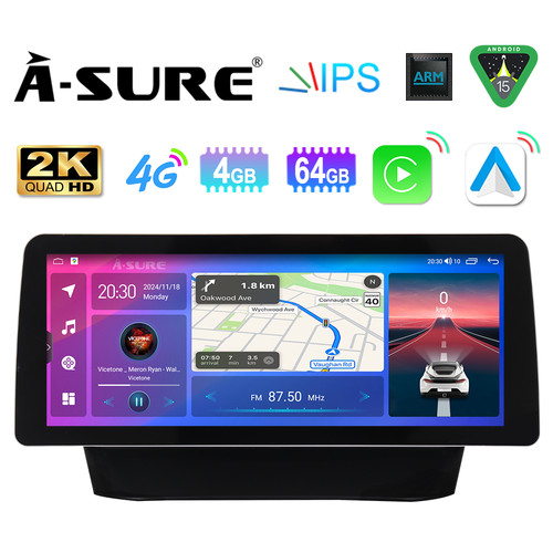 Autoradio 8core 4 64g - autoradio, 12.3"