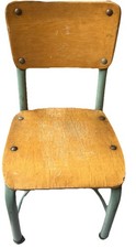Sedia e schienale vintage in