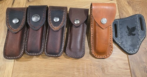 Lotto fodero coltello pelle