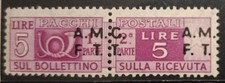 Francobolli trieste zona - trieste, a