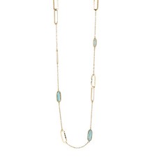 Collana lunga 90 donna acciaio