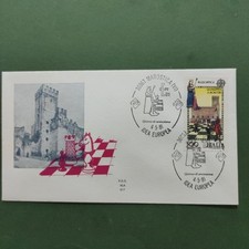 MAROSTICA  VI - LA PARTITA A SCACCHI BUSTA FDC TIMBRO PRIMO GIORNO DA COLLEZIONE