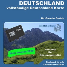 GERMANIA Mappa Topo Altitudine