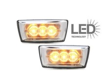 Frecce Laterali LED Cromate Indicatori TUNING OPEL Mokka 2012-2015 (NO Mokka-X)