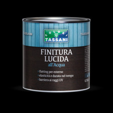 FINITURA TRASPARENTE ALL'ACQUA LT. 0,750  - Tassani  Lucida/Satinata