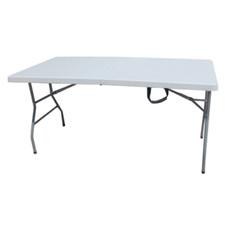 Tavolo acciaio piano HDPE