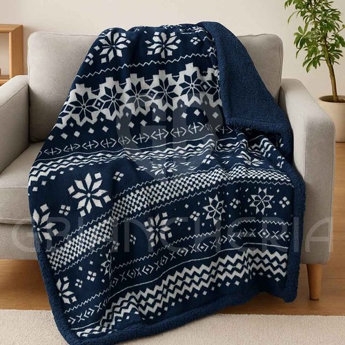 Coperta plaid sherpa pile - sherpa,