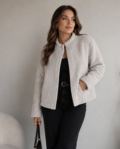 Giacca sherpa abercrombie - giacca, &