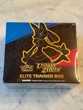 Pokemon Spada e Scudo Corona Zenith Elite Trainer Box Nuovo e Sigillato Astuccio Fresco