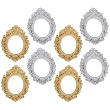  8 Pcs Cornice Porta Foto Portaritratti Piccola Fotografica Cornici in Resina