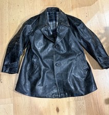 Giubba pelle nera - giubba,