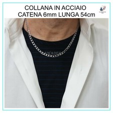 Collana da uomo catena acciaio