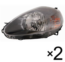 COPPIA FARI PROIETTORI FANALI ANTERIORE Sx E DX PER FIAT GRANDE PUNTO PARABOLA N